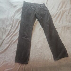 GAP 1969 Corduroy Pants Mens 32x32 Straight Leg Gray Casual Everyday Trousers